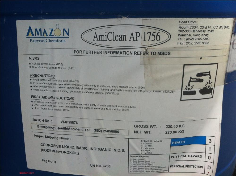 Chất giặt chăn lưới AmiClean 1756